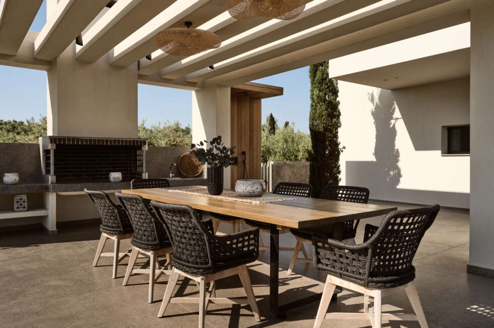 Rustic BBQ & Dining outdoor settings await to inspire your culinary skills.
