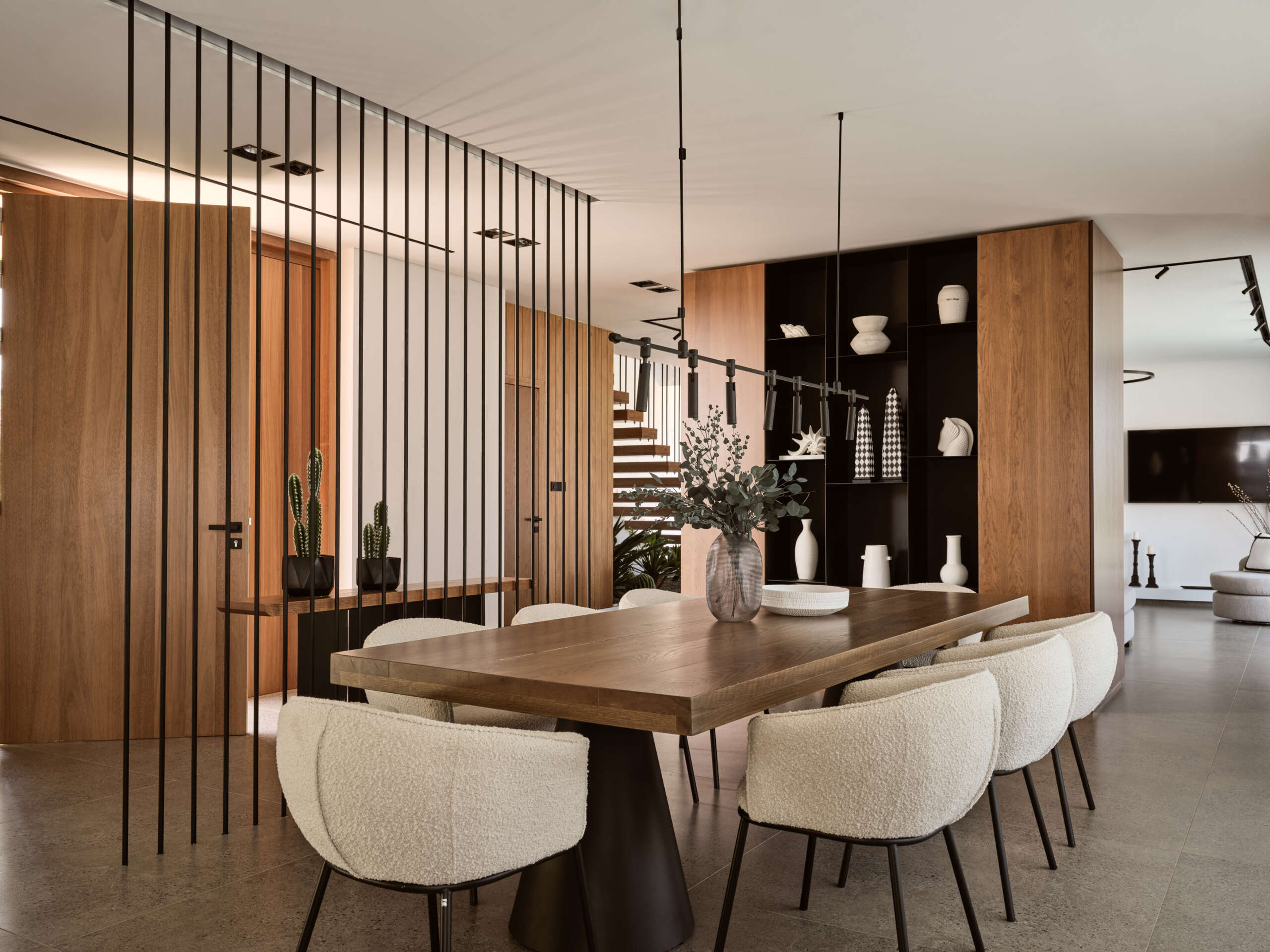 A curated dining room, designed for loved ones to gather and dine. A curated dining room, designed for loved ones to gather and dine.