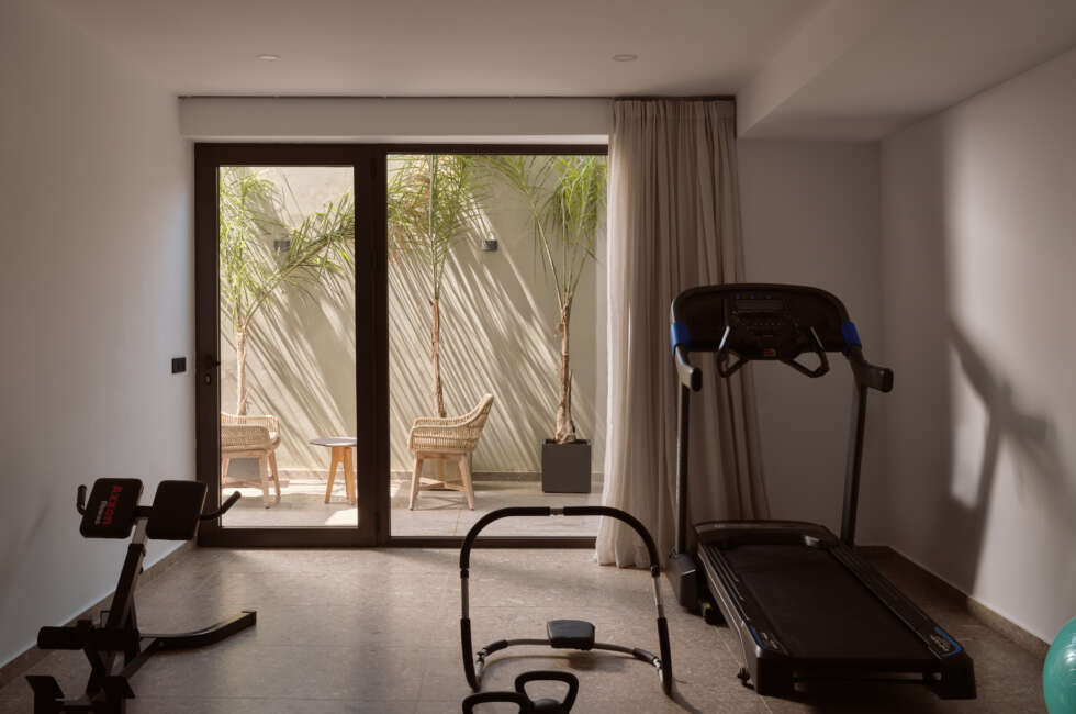Fitness equipment at the lower floor available during your stay with us.
