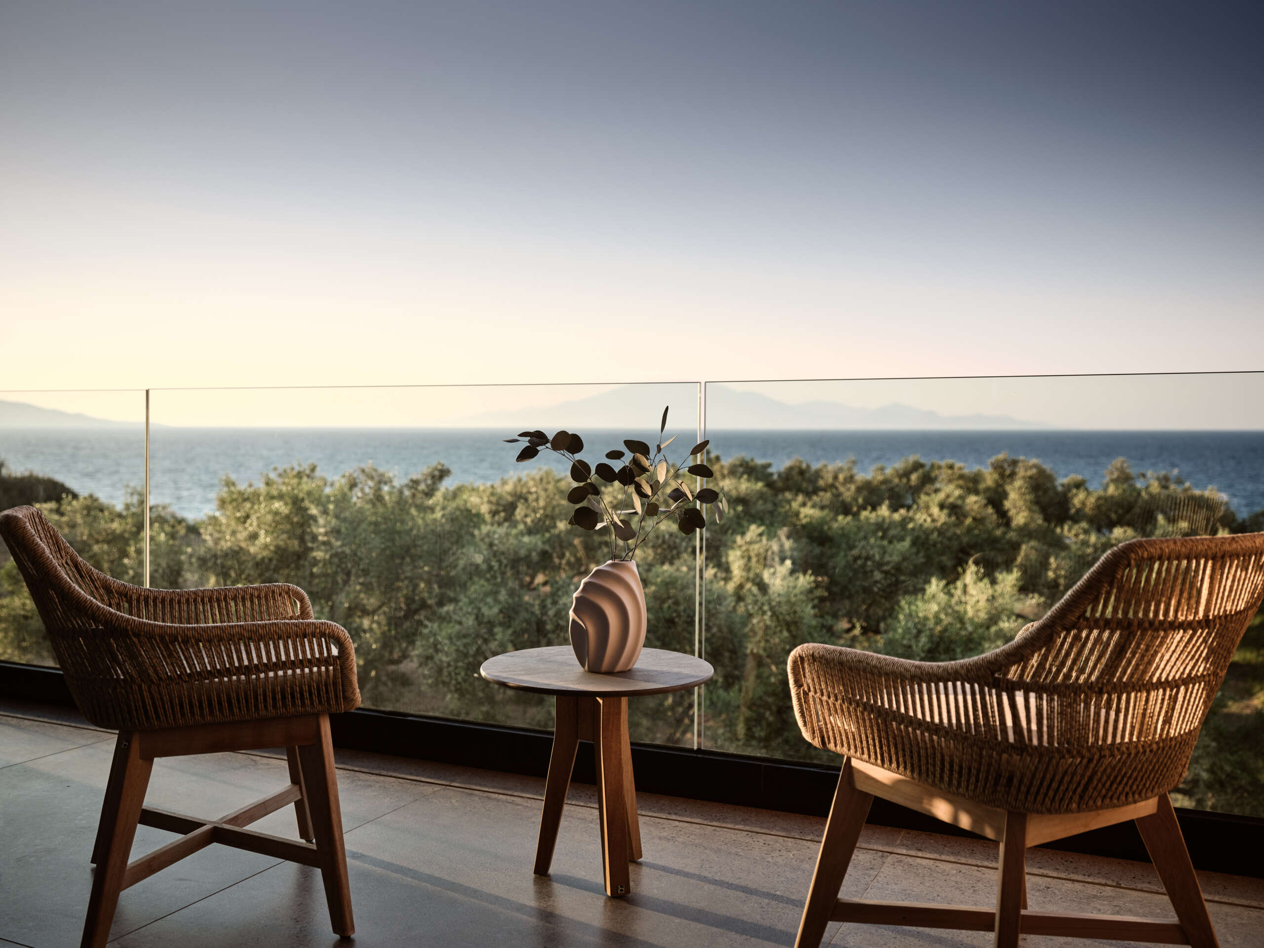 Outdoor lounge settings with impeccable views. Outdoor lounge settings with impeccable views.